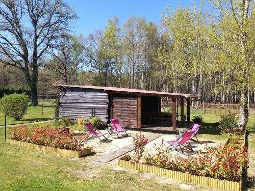 Bed & Breakfast Roulottes Du Chalet Des Pins
