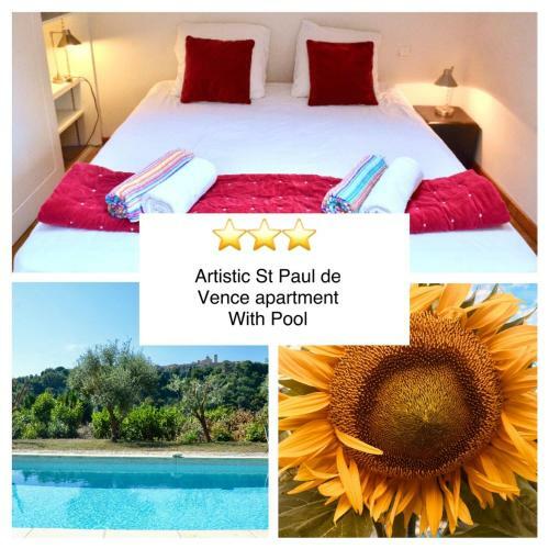 Artistic Apartment Saint-paul-de-vence With Pool
