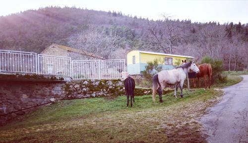 La Ferme de Chenevier, La Roulotte Fleurie 2/4pers