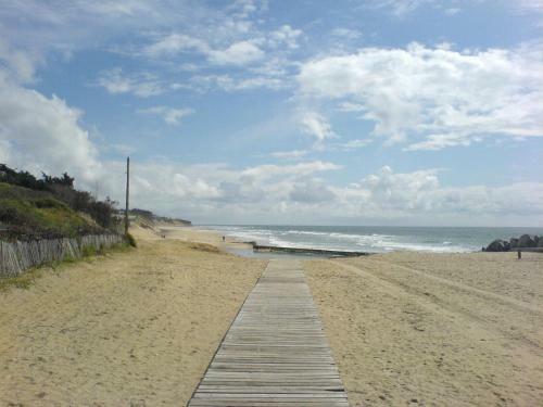 House On Atlantic Ocean On Sand Dune Overlooking Beach And Ocean
