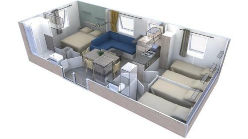 Mobil Home 2020 3ch + Clim , �quip� 4* , Vend�e
