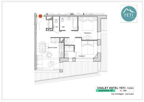 Apartamento Chalet Hotel Yeti