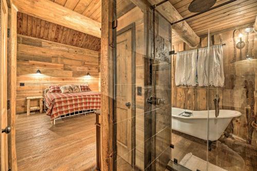 Rustic Greer Cabin With Mountain Views!