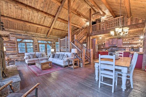 Rustic Greer Cabin With Mountain Views!