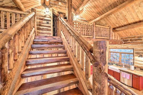 Rustic Greer Cabin With Mountain Views!
