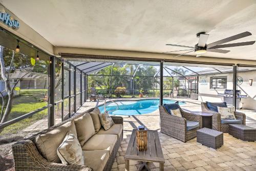 Bright Cape Coral Home With Private Pool, Lanai