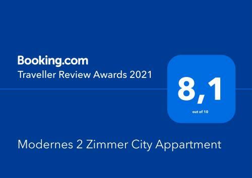 Apartamento Modernes 2 Zimmer City Appartment