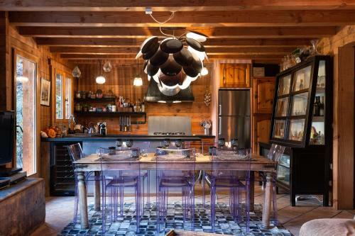 Chalet In The Woods With Mont Blanc View + Fireplace