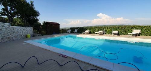 Villa Con Piscina Panoramica Uso Esclusivo Lapio