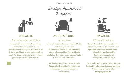Design Apartment / 2 Room / Central / Contactless Check-in