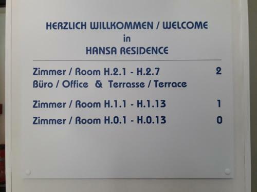 Apartamento G�stehaus Hansa Residence