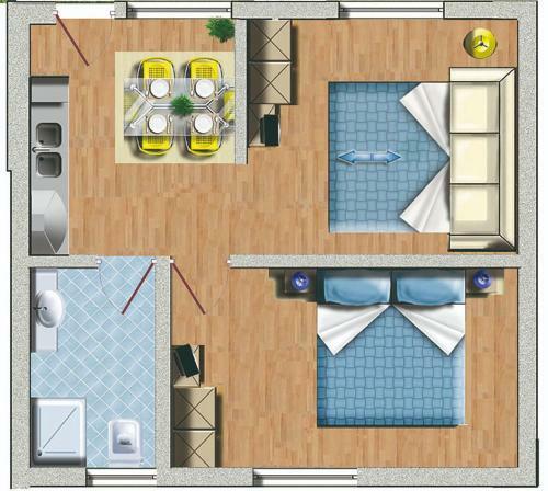 Apartamento Camping Adler Bungalow 18