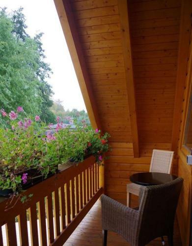 Idyllische Holzh�tte Mit Wasserzugang Und Sauna