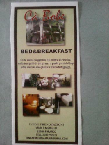 Bed & Breakfast Ca Bobe
