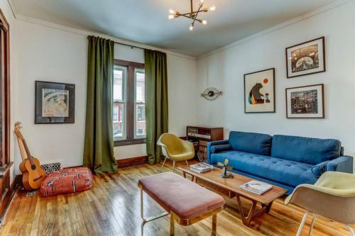 Luxe Mid-century Styled Historic Townhouse #1