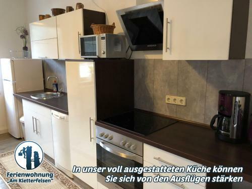 Apartamento Ferienwohnung "am Kletterfelsen"