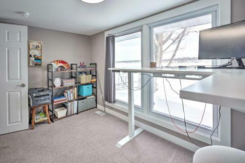 Lakeside Retreat With Office And Stunning Views!