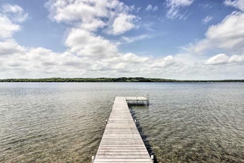 Waterfront Gull Lake Getaway With Dock And Yard!