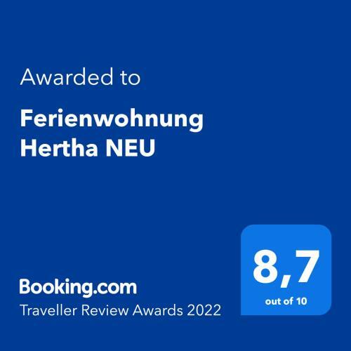 Apartamento Ferienwohnung Hertha