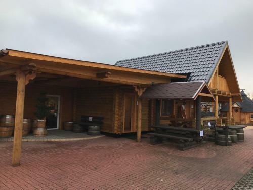 Wellness H�tte Am Zwenkauer See Bei Leipzig