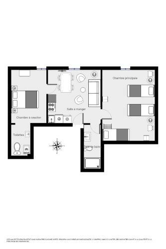 Apartamento Les Suites de L'alvertonne