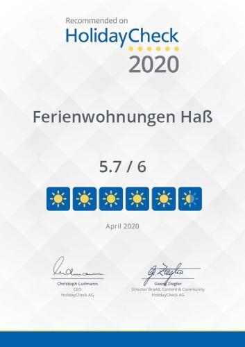 Apartamento Ferienwohnungen Hass - Haus 1