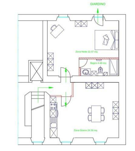 Villa Costanzi: Comfy Apartment Below The Cucco