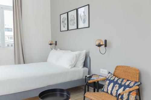 Apartamento Carmel Market Designed Studio With Balcony