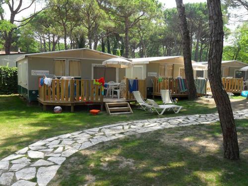 Attractive Mobile Home In Sorso With Shared Pool