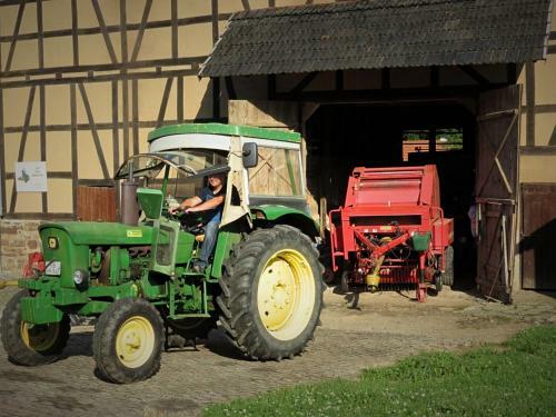 Combined Group Accommodation On A Farm Bordering On The Kellerwaldsteig