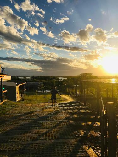 Apartamento Caba�as Atardecer En Victoria
