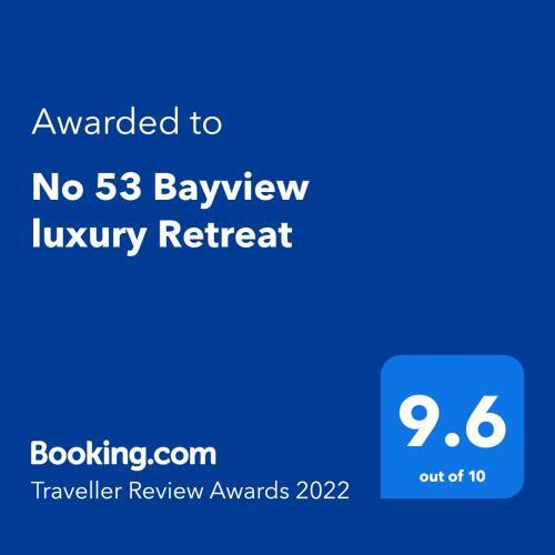 Apartamento No 53 Bayview Luxury Retreat