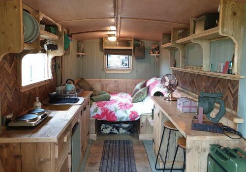 Stunning Vintage Train Carriage & Military Wagon