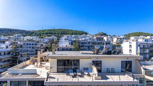 Apartamento Spectacular Penthouse Apt At Rethymnon Beach
