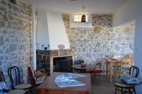 Traditional Cretan Stone House With Ondas