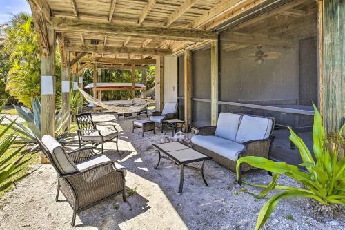 Sunny Captiva Island Oasis, Private Boat Dock