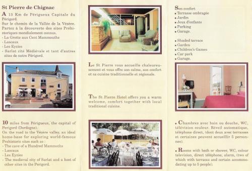 Hotel H�tel Le Saint Pierre � St-pierre de Chignac En P�rigord