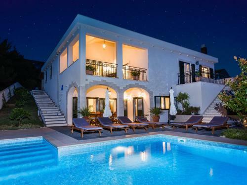 Dalmatian Villa With Sea View And Private Pool