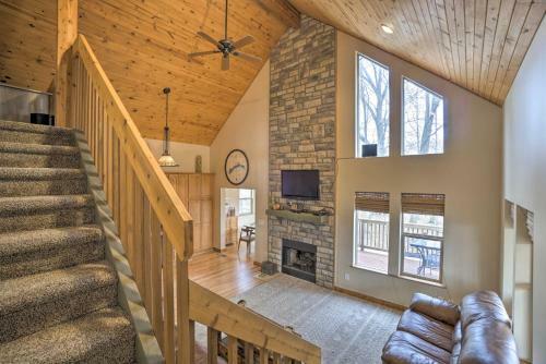 Spacious Buckeye Lake Home Private Boat Dock