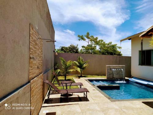 Casa de Campo Com Piscina Aquecida Por Sistema Solar