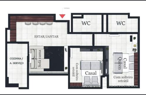 Apartamento Neo Beira Mar de Pajucara