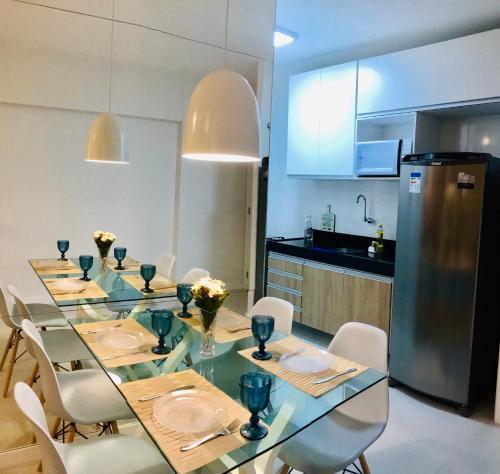 Apartamento Luxo 710-quarto E Sala Com Varanda de Frente Mar