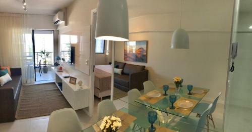 Apartamento Luxo 710-quarto E Sala Com Varanda de Frente Mar