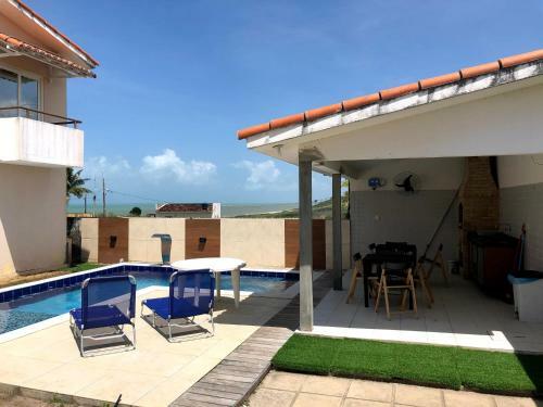Casa Completa Com Piscina E �rea de Laser Completa Na Praia Bela - Pb