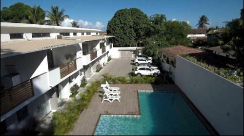 Apartamento Flat Mobiliado, 700m Da Praia