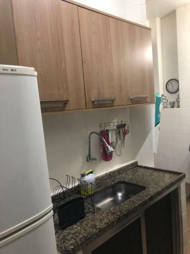 Apartamento Edificio Alone Com Terra�o Na Quadra Da Praia, Espa�oso E Silencioso