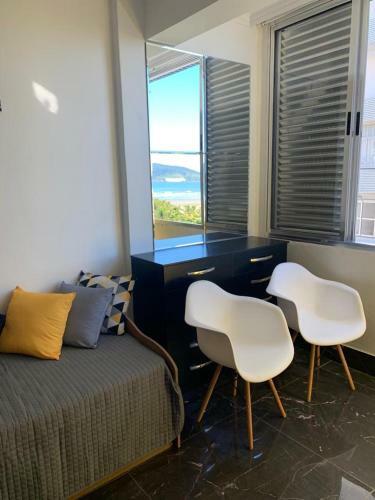 Apartamento Em Santos Vista Mar