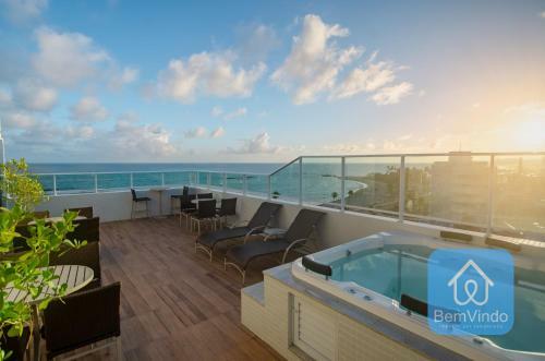Apartamento Studio de Luxo Com Vista Mar Em Piat�