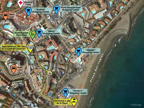 Apartamento Playa Del Ingles, 4 Min A Pie de La Playa