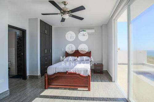 Modern Oceanfront Home With Pool In Playa Alta, Santa Marianita